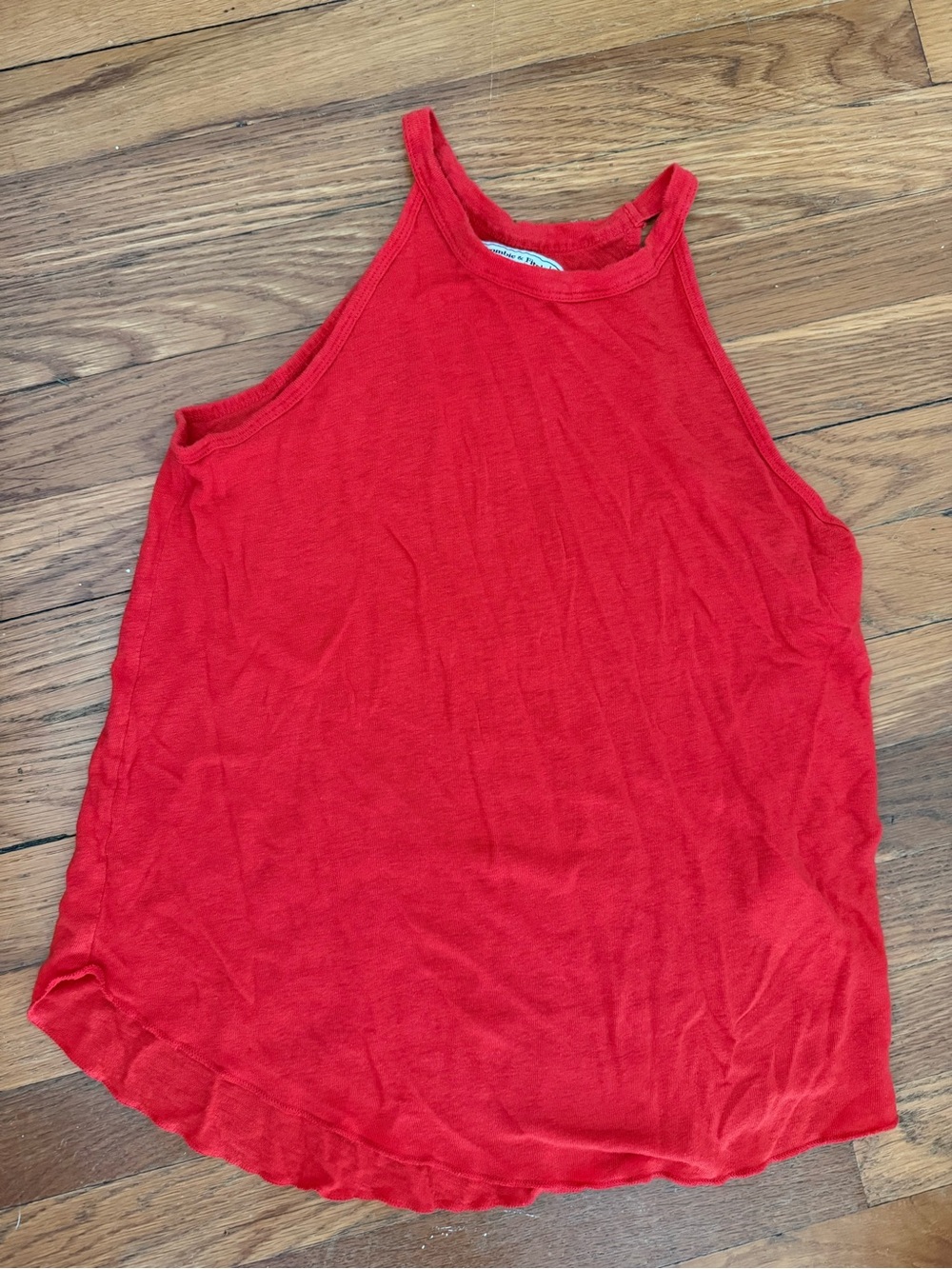 Women’s Red Halter Tank Top